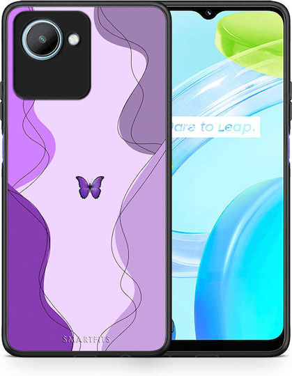 Smartfits Purple Mariposa Back Cover Μωβ (Realme C30)