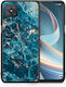 Smartfits Marble Blue Back Cover Μπλε (Oppo Reno4 Z)