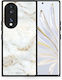 Smartfits White Gold Marble Back Cover Λευκό (Honor 70)