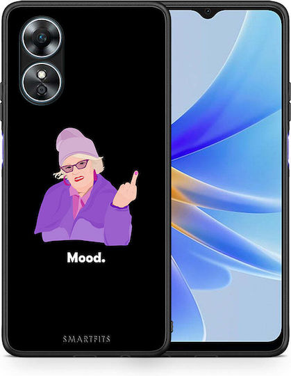 Smartfits Grandma Mood Black Umschlag Rückseite Schwarz (Oppo A17) 8427106959699_46685620339027