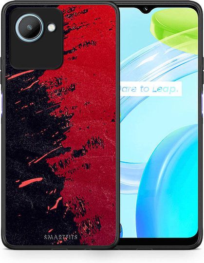 Smartfits Red Paint Back Cover Κόκκινο (Realme C30)