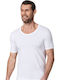 Men's Short Sleeve Undershirt White