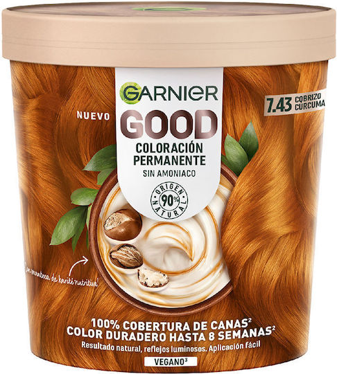 Garnier Good Vopsea de Păr fără amoniac 7.43 cupru turmeric