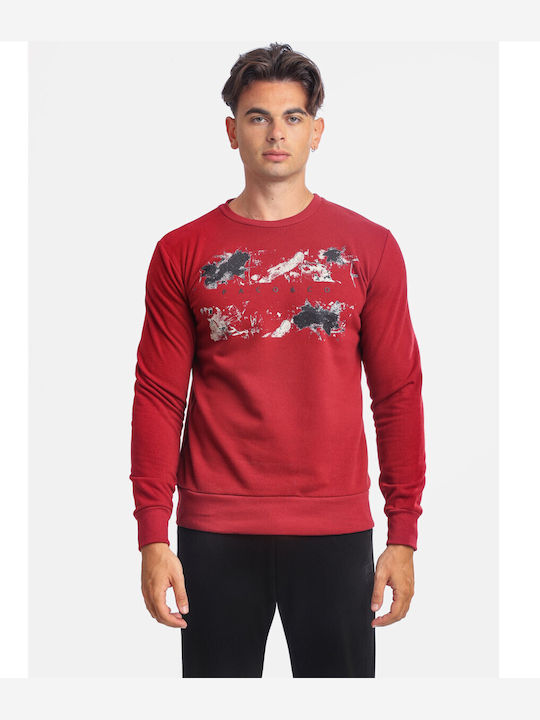 Paco & Co Herren Sweatshirt Rot