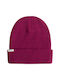 Roxy Knitted Beanie Cap Burgundy