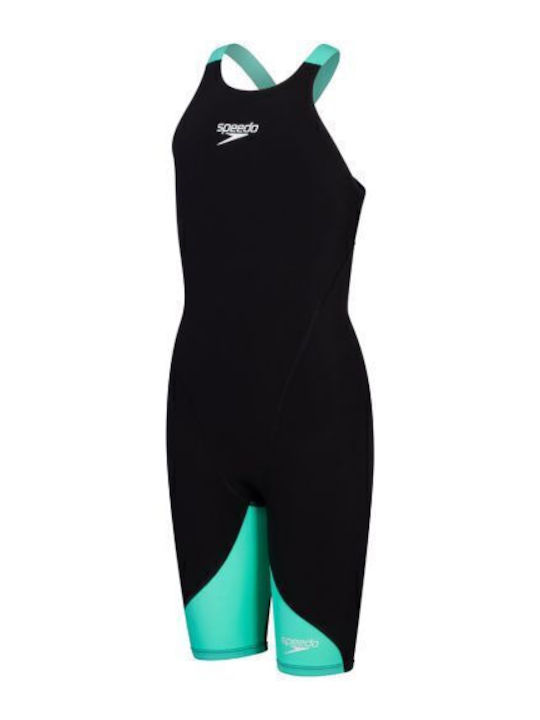 Speedo Детски Бански Една част Черен