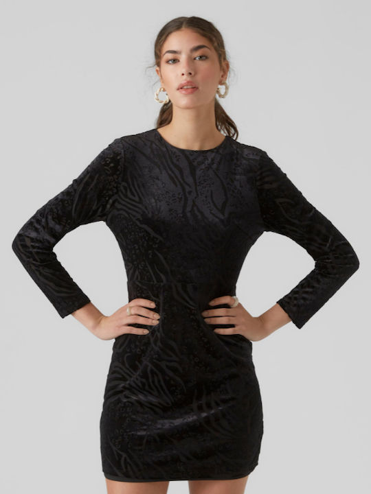 Vero Moda Mini Kleid Schwarz