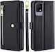 Zipper Brieftasche Schwarz (TCL 405)