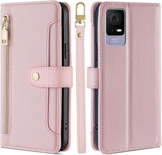 Zipper Wallet Ροζ (TCL 405)