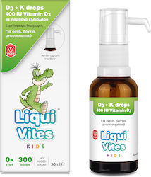 Liqui Vites D3 + K Βιταμίνη 400iu 30ml Liqui Vites D3 + K Βιταμίνη 400iu 30ml