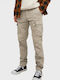 Trousers Cargo Elastic Brown