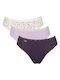 Sloggi 24/7 Weekend H Tai Baumwolle Damen Slip 3Pack Lila