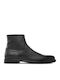 Leder Schwarz Herrenstiefel