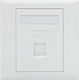 Lancom Network-Telephone Socket Front in White Color 01.075.0086