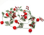 Lighted Christmas Garland White 1pc