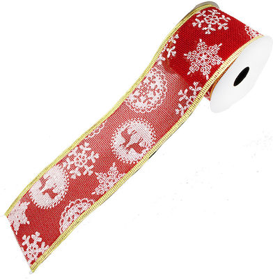 Christmas Ribbon Red 280x6cm 1pc