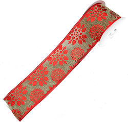 Christmas Garland Red Ribbon