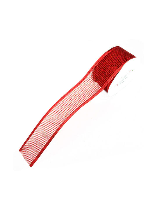 Christmas Ribbon Red 280x4cm 1pc