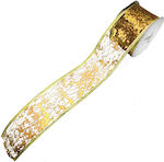 Christmas Ribbon Gold 280x5cm 1pc