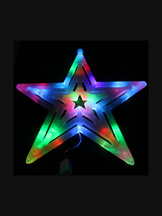 Plastic Christmas Decorative Pendant Star Multicolour
