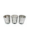 Christmas Silver Candlestick 6.5x5.5cm (Μiscellaneous Colors)