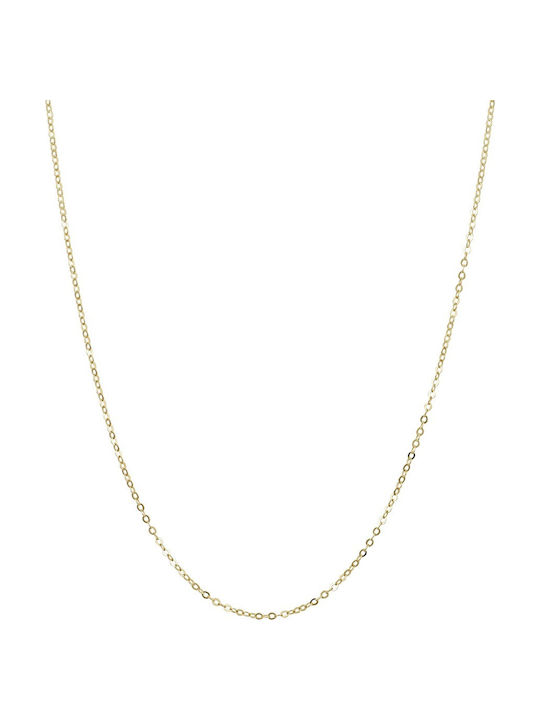 Mv Preziosa Goldene Kette Nacken 14K Länge 45cm