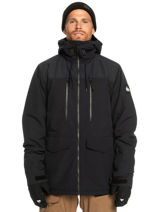 Quiksilver Fairbanks EQYTJ03433-KVJ0 Ανδρικό Μπουφάν για Σκι & Snowboard Μαύρο