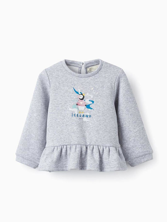 Zippy Kinderhemd Langarm Gray