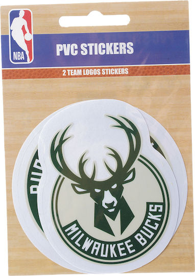 Back Me Up Aufkleber NBA Milwaukee Bucks 2Stück