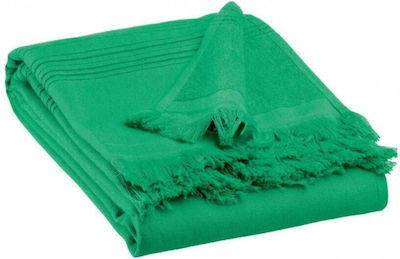 Vivaraise Πετσέτα Θαλάσσης Βαμβακερή Πράσινη 180x90εκ.