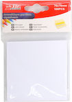 Tpster Post-it Notes Pad Cube White 7.6x7.6cm Set 1buc