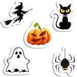 Party Sticker Halloween Set of 8pcs PINK64458