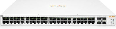 Aruba Instant On 1930 48G Class4 PoE 370W Verwaltet L2 PoE+ Switch mit 48 Ports Gigabit (1Gbps) Ethernet und 4 SFP Ports