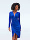 DVF Mini Dress Blue