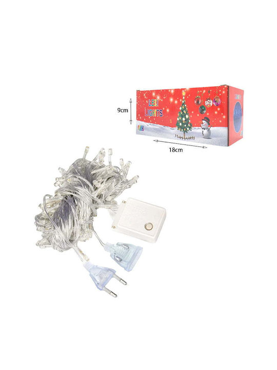 Christmas LED Light Warm White 0.6m x 500cm