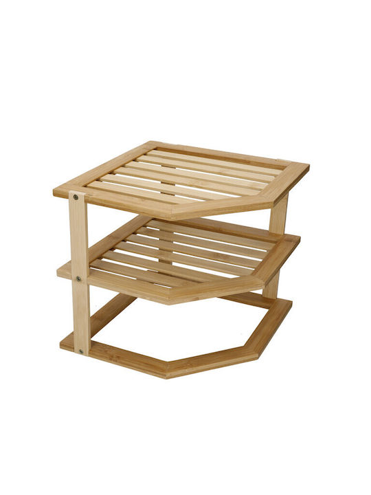 Copco Holzregal / Küchenorganisationsständer Beigen
