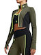 Damen Jacke in Khaki Farbe