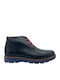 Leder Blau Herrenstiefel Anatomisch