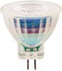 Eurolamp LED Lampen für Fassung GU4 und Form MR11 Kühles Weiß 220lm 1Stück