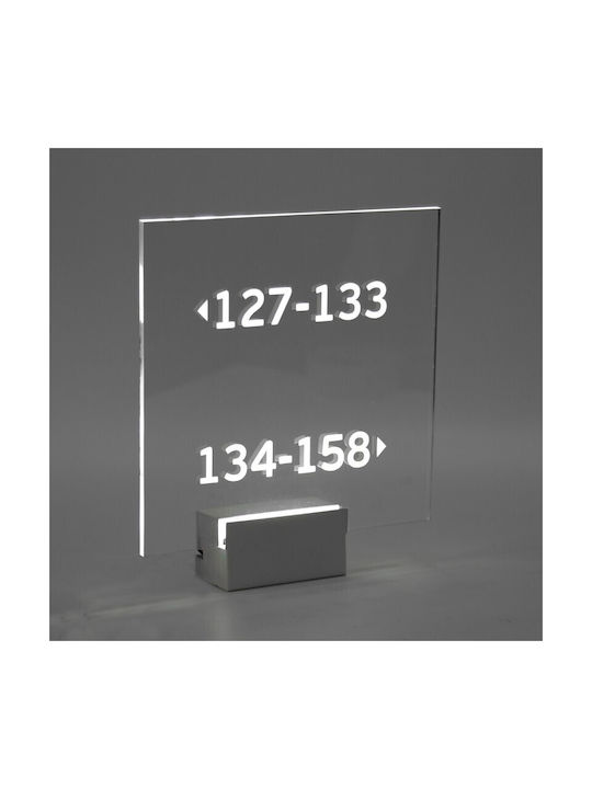VK Lighting Wall Lamp with Integrated LED Transparent 22x22cm