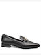 Δερμάτινα Γυναικεία Loafers σε Μαύρο Χρώμα