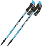 Fizan Pair of Compact Aluminum Trekking Poles F63 Blue 158gr