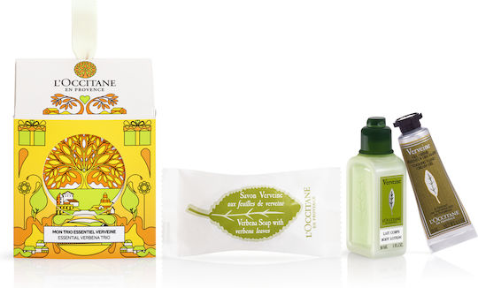 L'Occitane Essential Verbena Trio Holiday Ornament Комплект за грижа за кожата