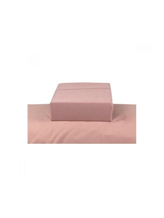 Next Sheet for Single Bed 170x270cm. Dusty Rose