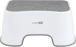 FreeOn Single Kids Step Stool Gray