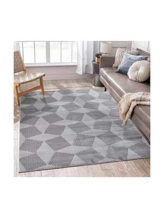 Rug Rectangular Grey