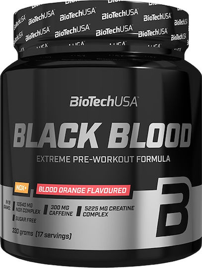 Biotech USA Black Blood Nox+ Supliment Pre Workout 330gr Portocaliu