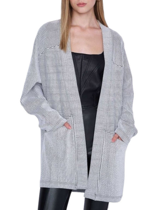 Ale - The Non Usual Casual Long Women's Cardigan Gray