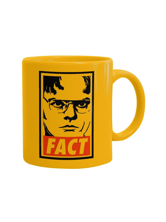 Koupakoupa Dunder Mifflin Ceramic Cup Yellow 330ml