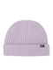 Shallow Cuff Beanie Unisex Σκούφος Πλεκτός σε Λιλά χρώμα